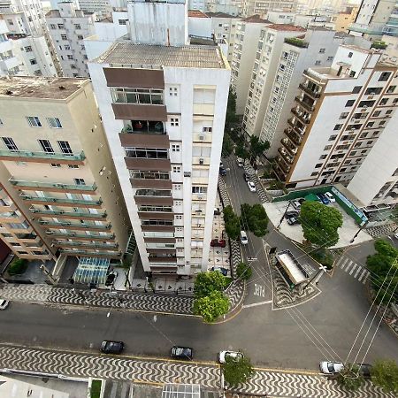Flat - Acomoda Ate 4 Hospedes - Bairro Do Gonzaga - Santos Sp Dış mekan fotoğraf