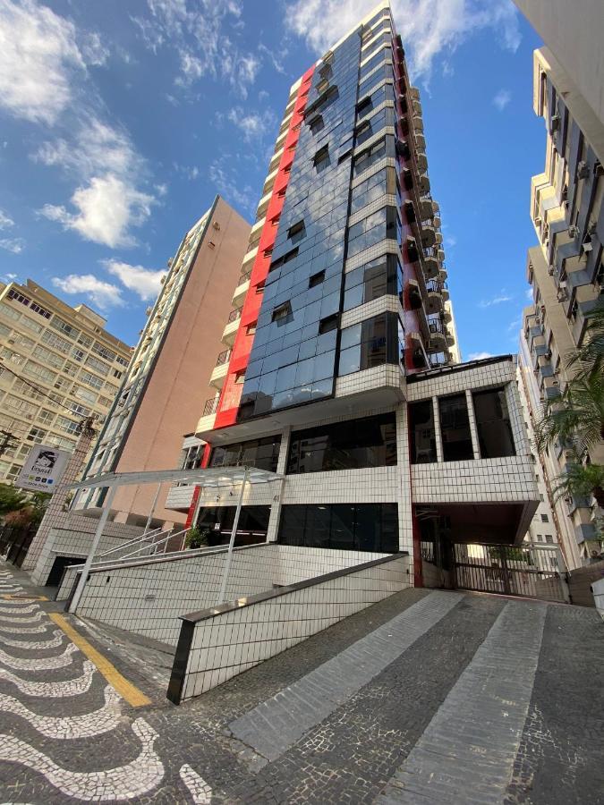 Flat - Acomoda Ate 4 Hospedes - Bairro Do Gonzaga - Santos Sp Dış mekan fotoğraf