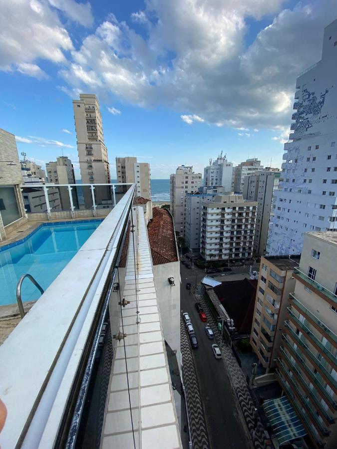 Flat - Acomoda Ate 4 Hospedes - Bairro Do Gonzaga - Santos Sp Dış mekan fotoğraf